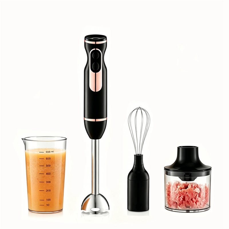 Immersion Blender Stick - Погружной блендер A65T 4-в-1, 400 Вт,