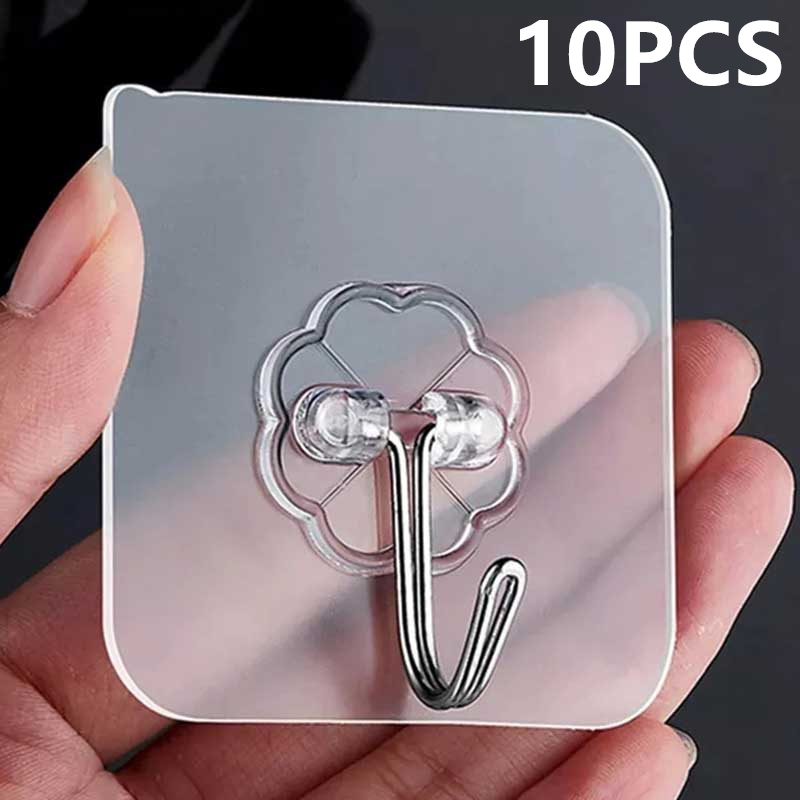 Kitchen Gadgets Rack - 10 шт., прочные самоклеящиеся крючки из