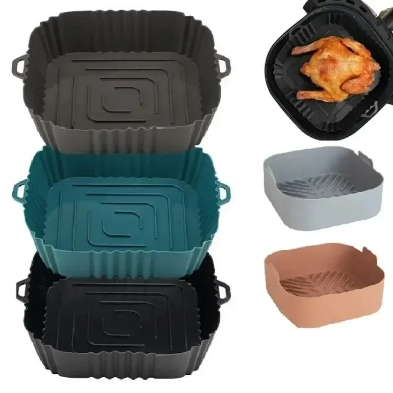 Air Fryer Accessories - 1 шт., силиконовая корзина для фритюрницы,