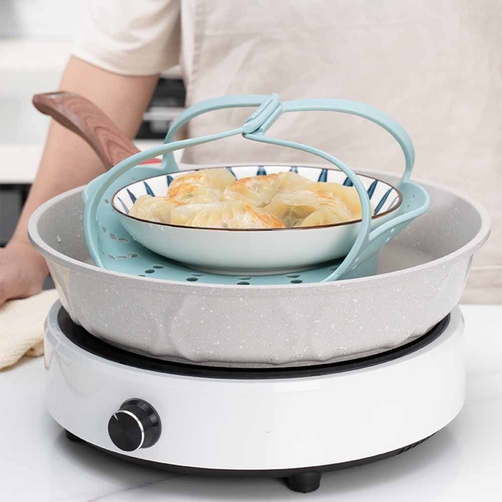 Silicone Steamer Basket - Корзина-пароварка с длинной ручкой из силикона,