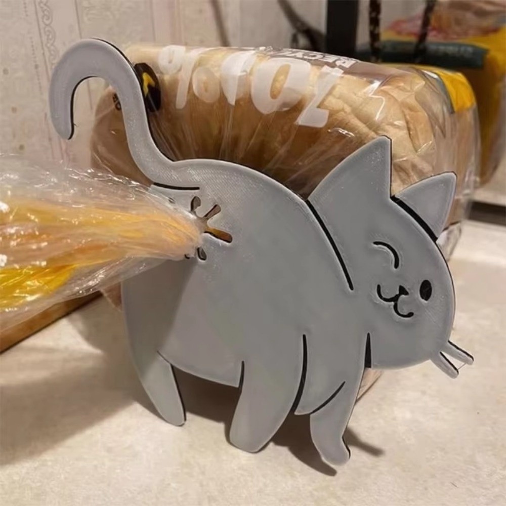 Kitchen Gadgets Novelty - Милый 3D-печатный зажим для пакетов в
