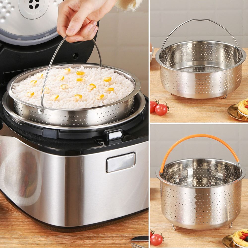 Silicone Steamer Basket - Пароварка из нержавеющей стали для приготовления