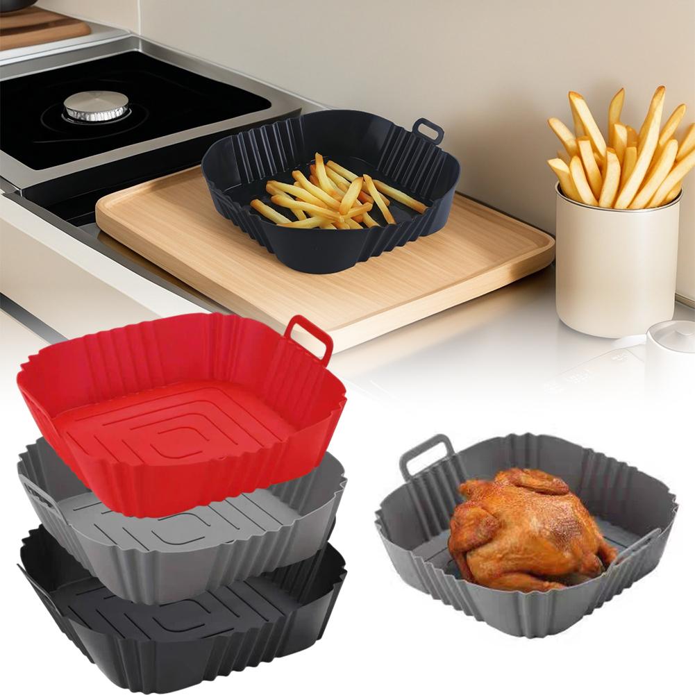 Air Fryer Accessories - Многоразовые силиконовые вкладыши для аэрофритюрниц: формы