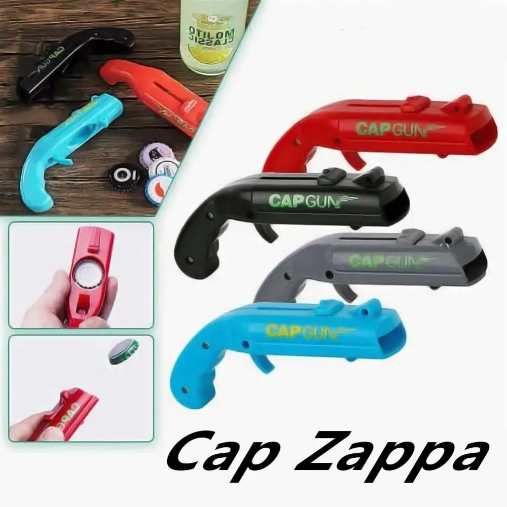 Kitchen Gadgets Novelty - Портативный креативный пистолет-запускатель крышек, открывалка для