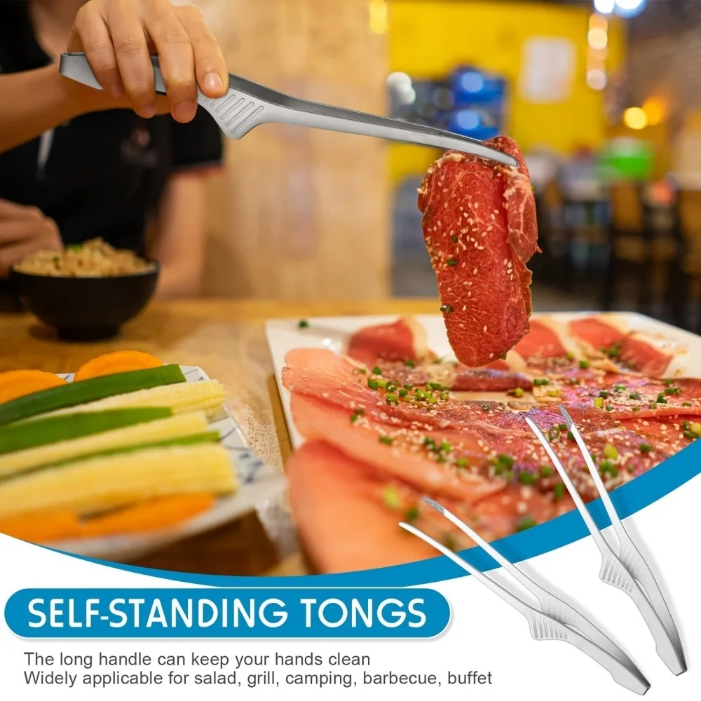 Korean Kitchen Gadgets - Многофункциональные щипцы для еды из нержавеющей