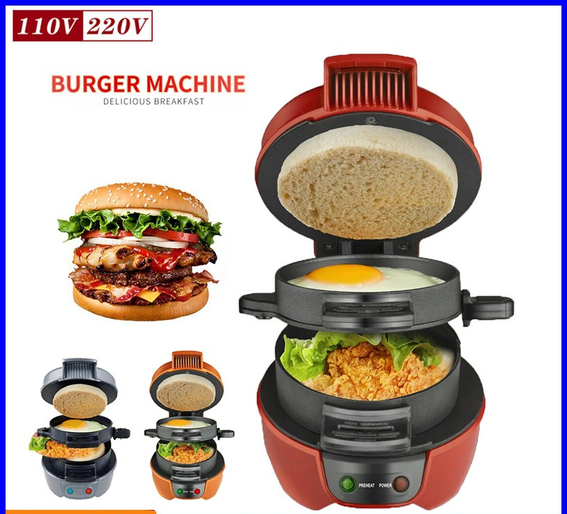 Breakfast Sandwich Maker - Аппарат для приготовления гамбургеров и сэндвичей,