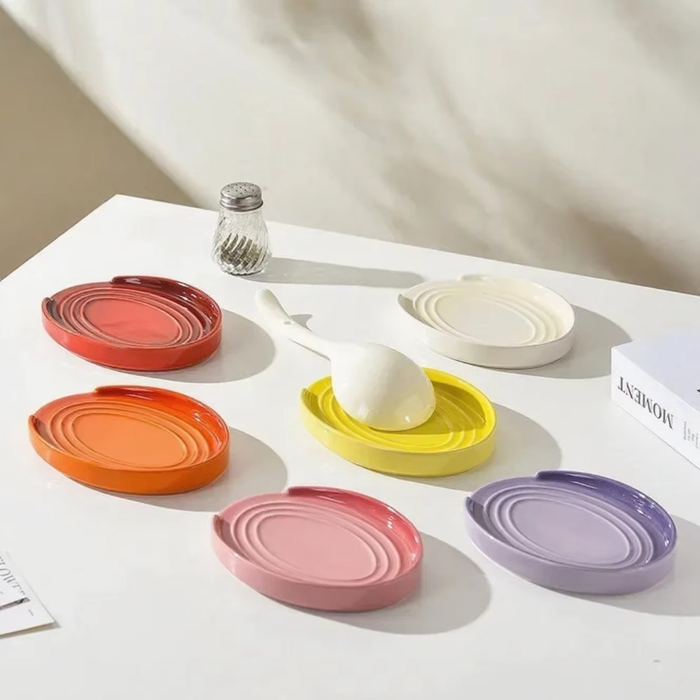 Kitchen Helper Gadgets - Подставка для фарфоровой ложки, керамический большой