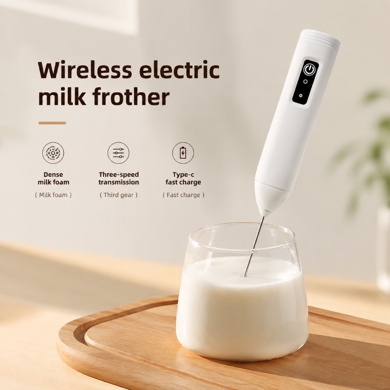 Healthy Kitchen Gadgets - Электрический вспениватель молока + миксер для