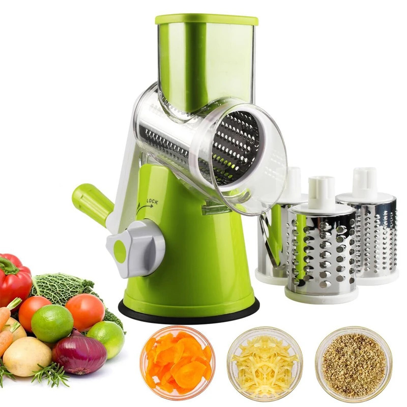 Household Kitchen Gadgets Vegetable Cutter Silk Cutter - Ручная роторная терка для сыра, овощерезка,