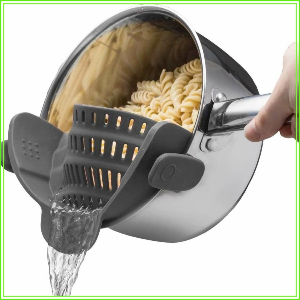 Kitchen Gadgets Images - Силиконовая сливная сетка-дуршлаг для кастрюль и