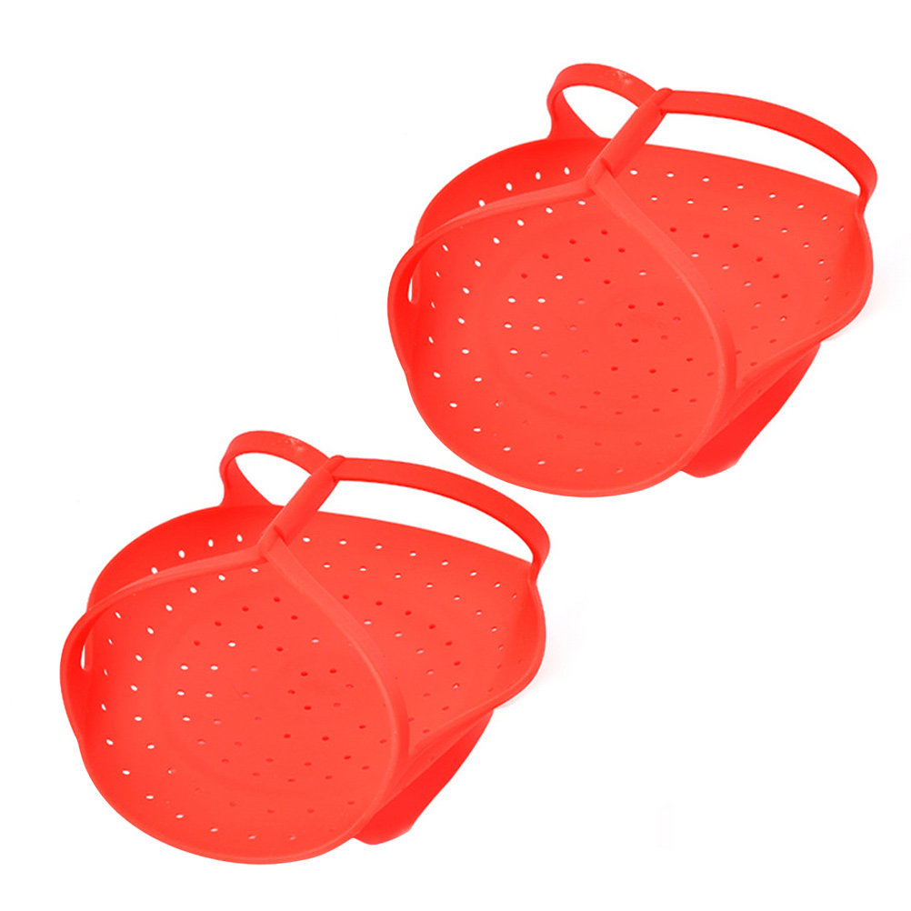 Silicone Steamer Basket - 2 складные силиконовые подставки для пароварки,