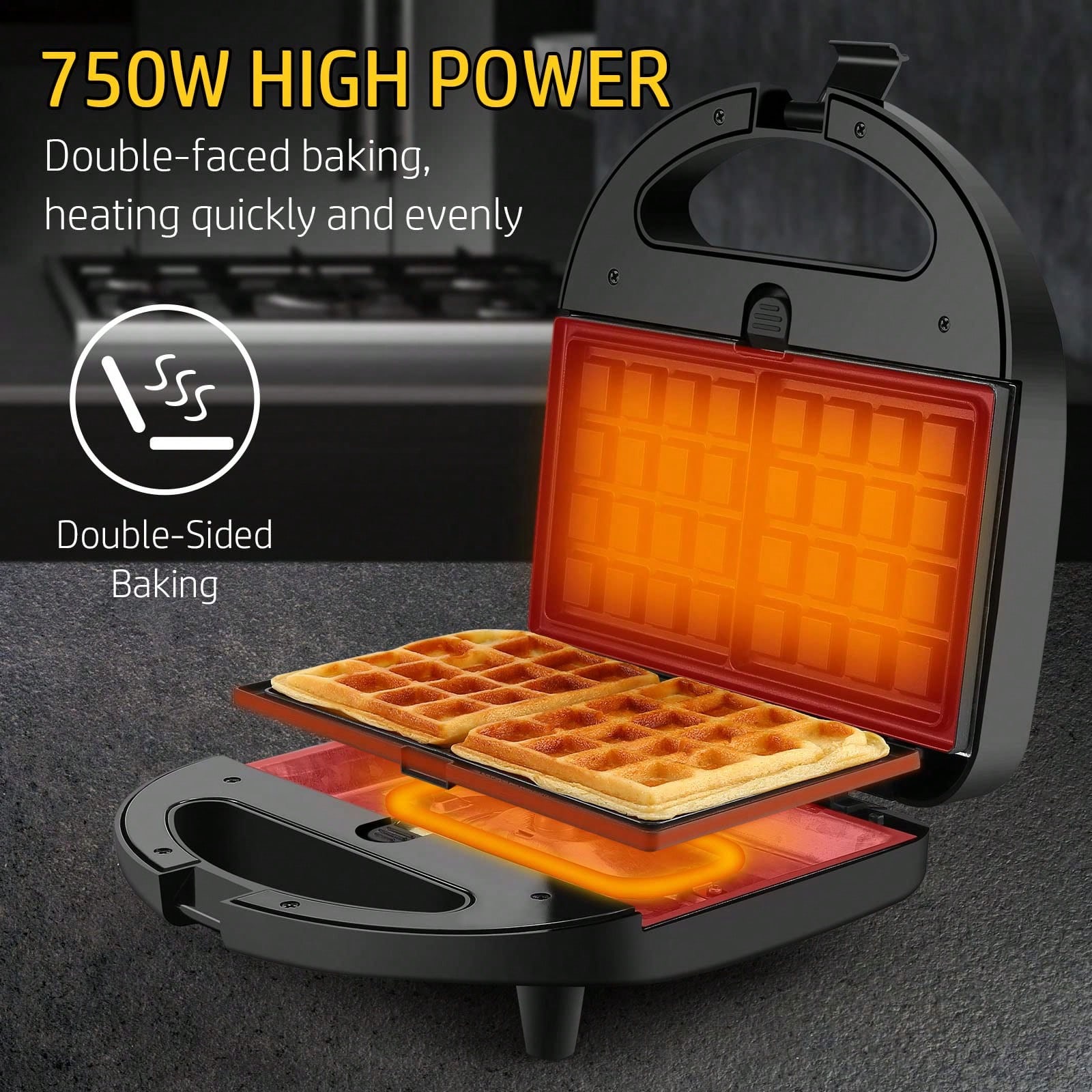 Многофункциональная вафельница – обзор и цена Breakfast Sandwich Maker
