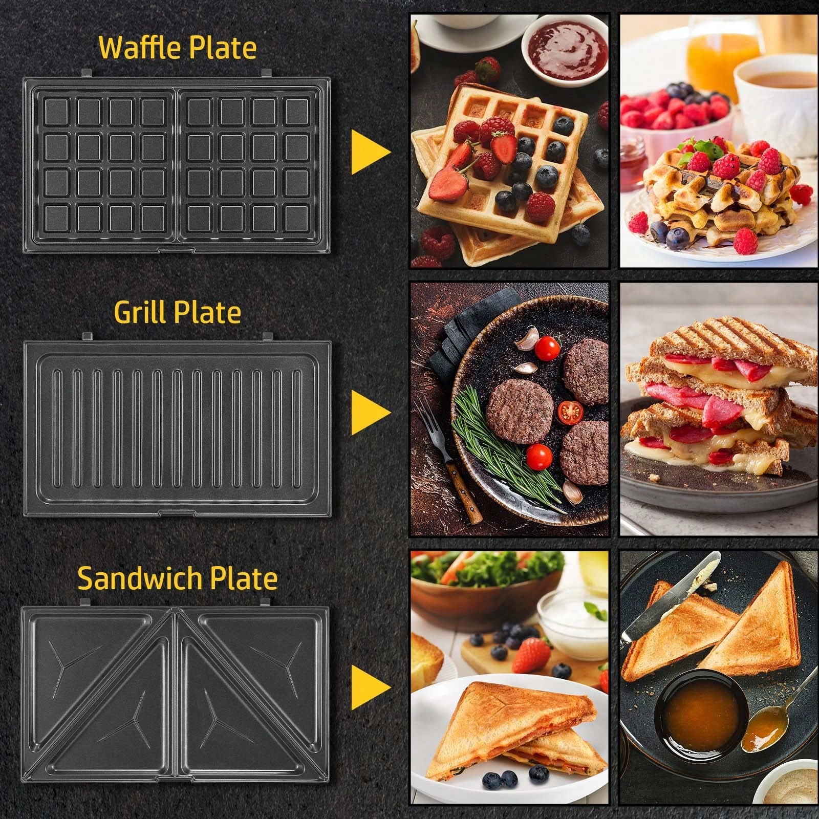Многофункциональная вафельница – обзор и цена Breakfast Sandwich Maker