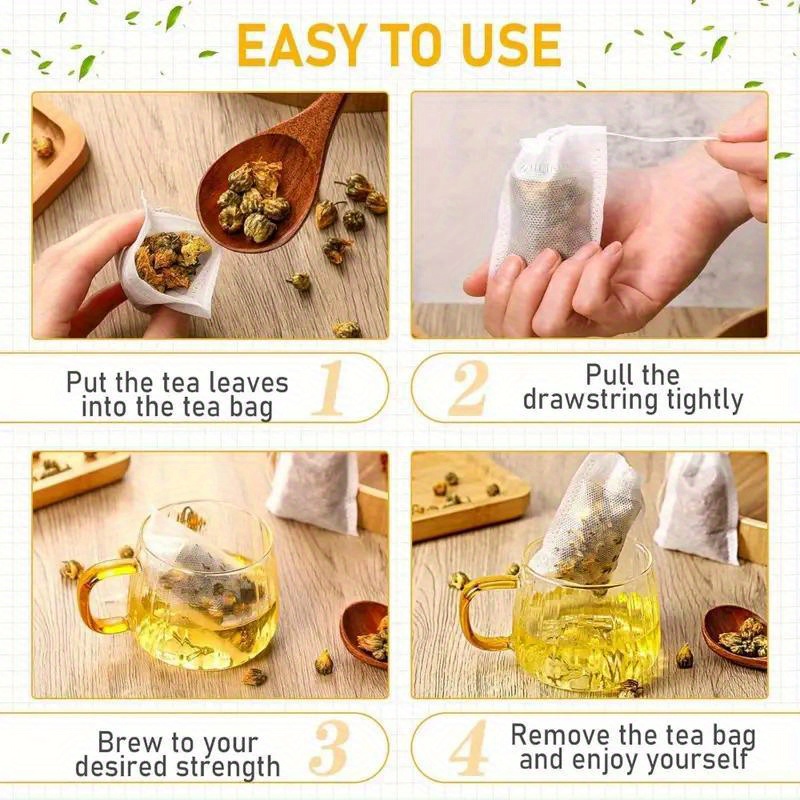 100 шт. одноразовые чайные пак – обзор и цена Kitchen Room Gadgets