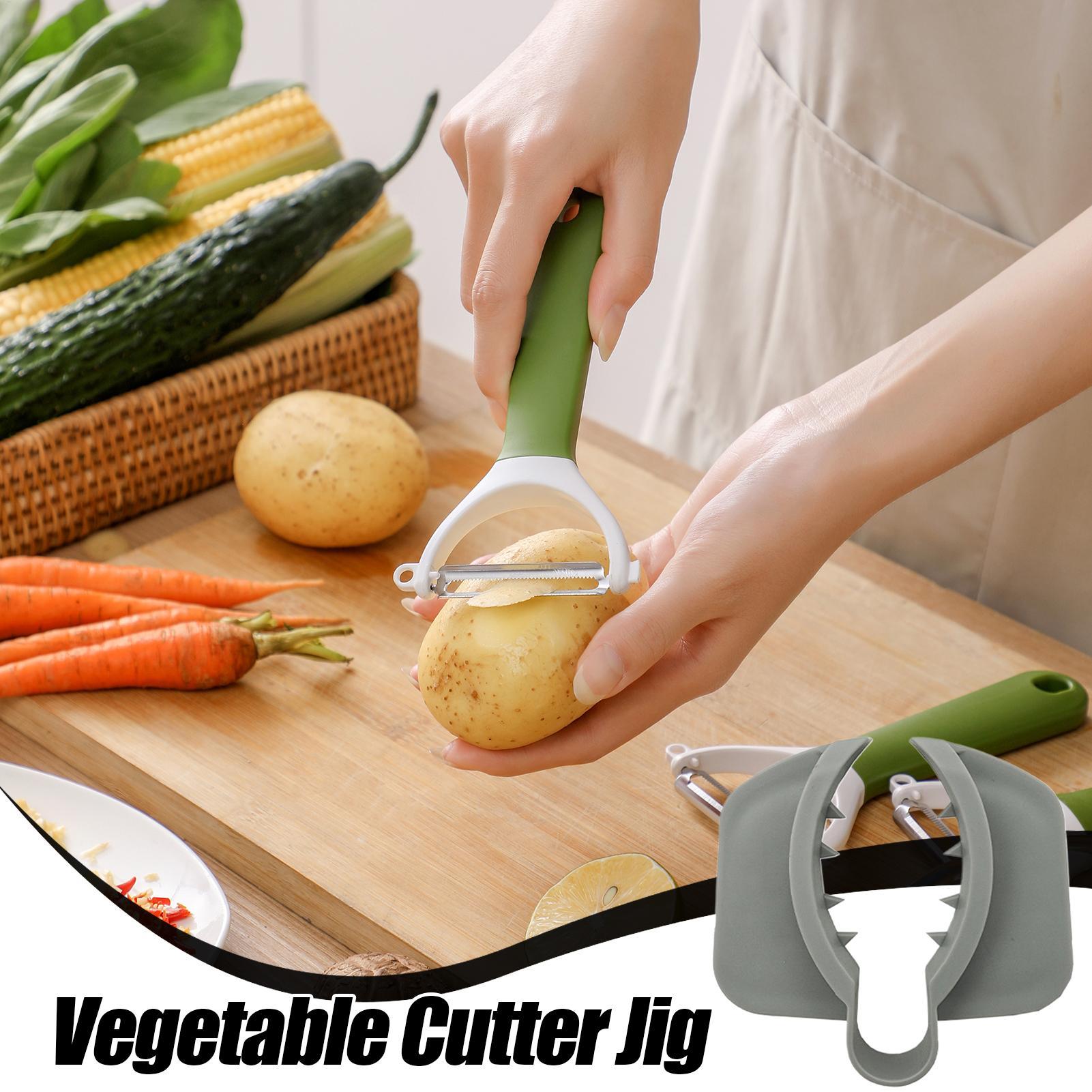 Противоскользящая насадка-реза – обзор и цена Household Kitchen Gadgets Vegetable Cutter Silk Cutter