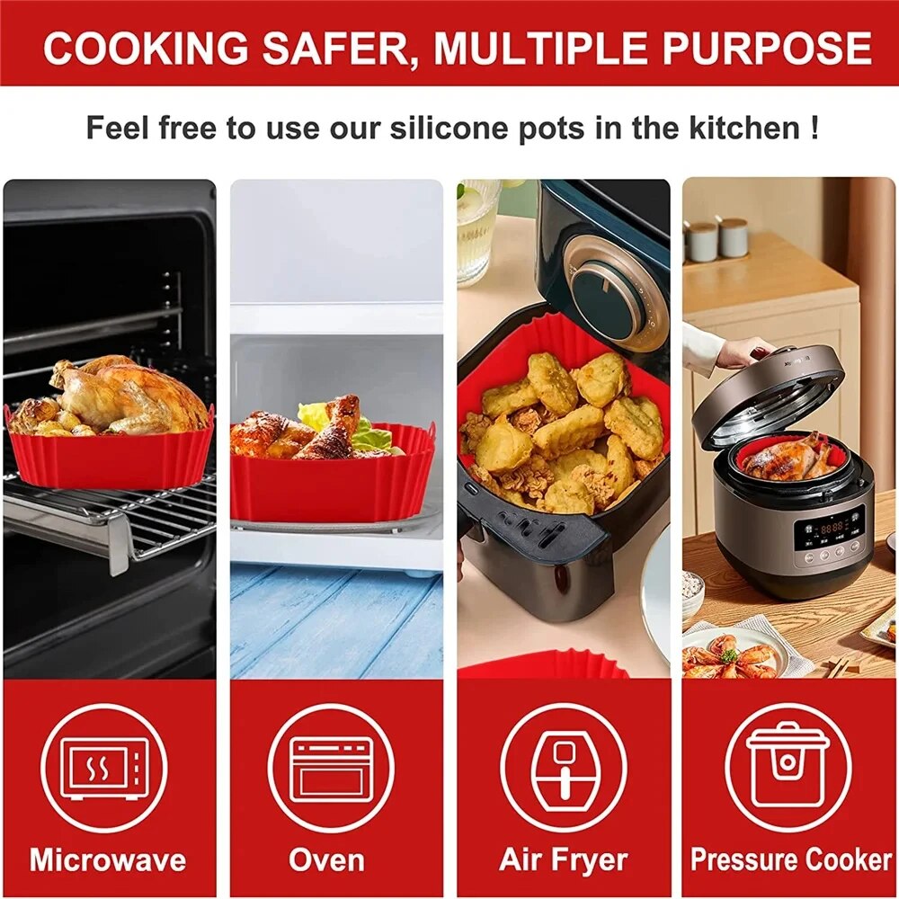 Многоразовая силиконовая корзи – обзор и цена Air Fryer Accessories