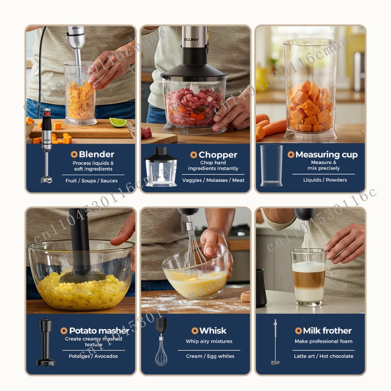 Мощный погружной блендер 6-в-1 – обзор и цена Immersion Blender Stick