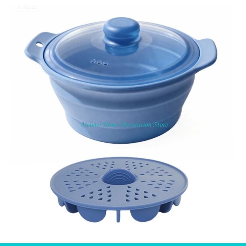 H7BF Контейнер для приготовлен – обзор и цена Silicone Steamer Basket