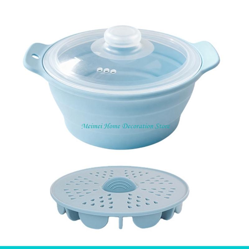 H7BF Контейнер для приготовлен – обзор и цена Silicone Steamer Basket