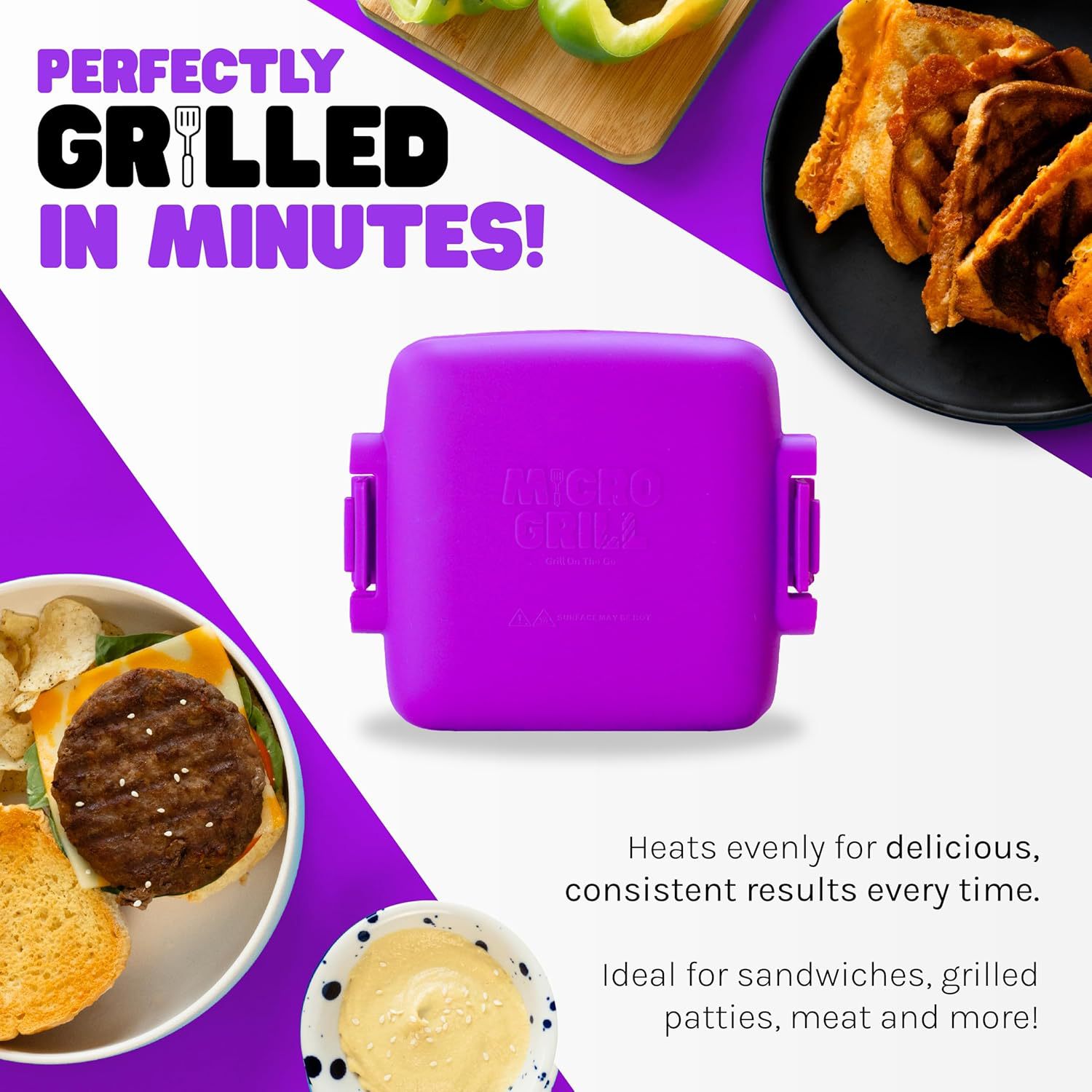 Универсальная микроволновая пе – обзор и цена Breakfast Sandwich Maker