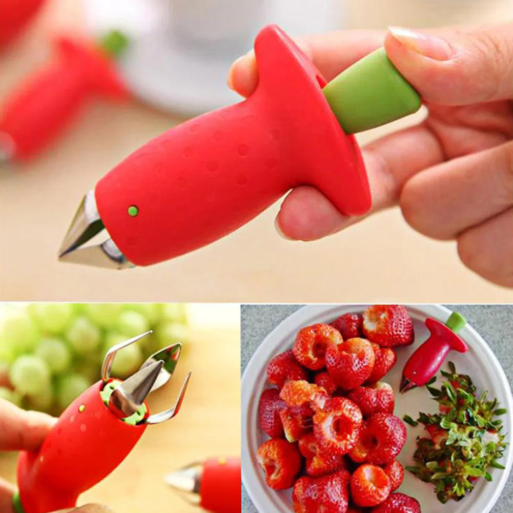 Очистка клубники, кусачки для  – обзор и цена Kitchen Gadgets Novelty