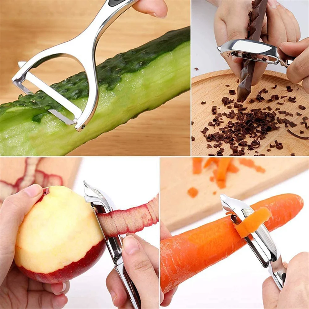 Овощечистка из нержавеющей ста – обзор и цена Household Kitchen Gadgets Vegetable Cutter Silk Cutter
