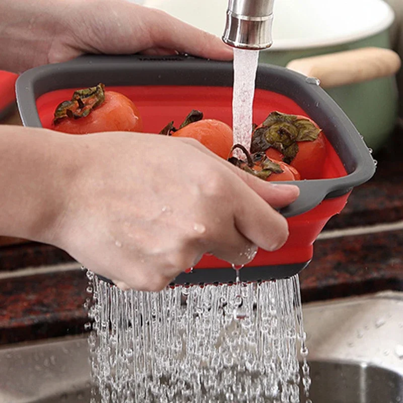 НОВАЯ складная корзина для мыт – обзор и цена Silicone Steamer Basket