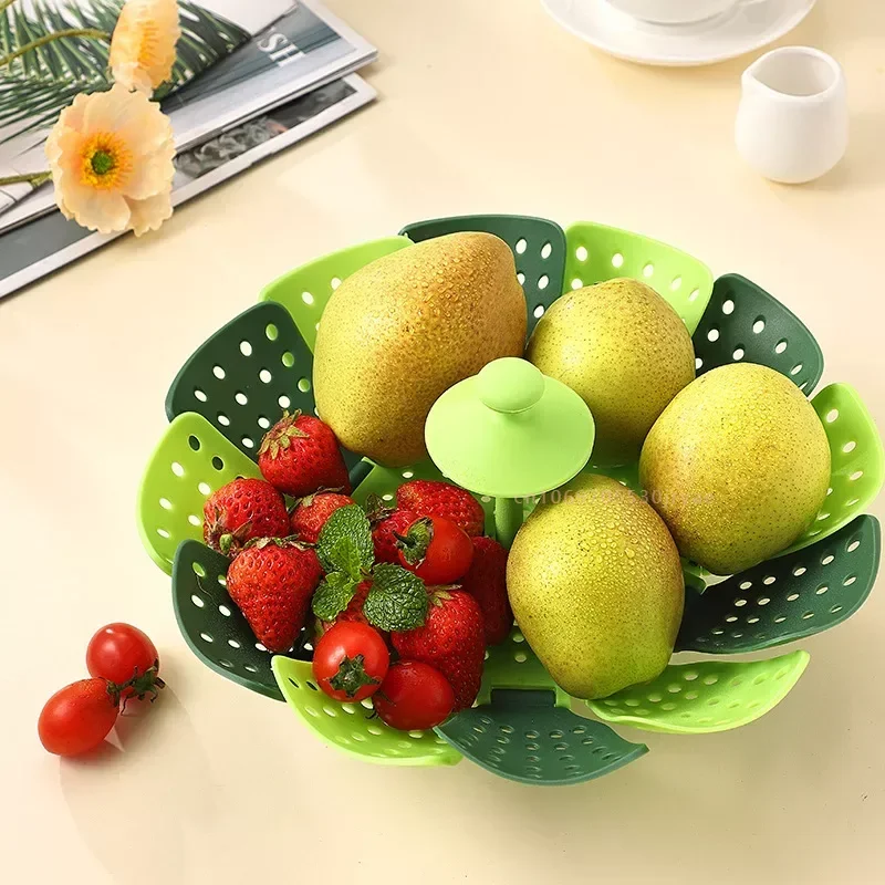 Складная пароварка, корзина дл – обзор и цена Silicone Steamer Basket