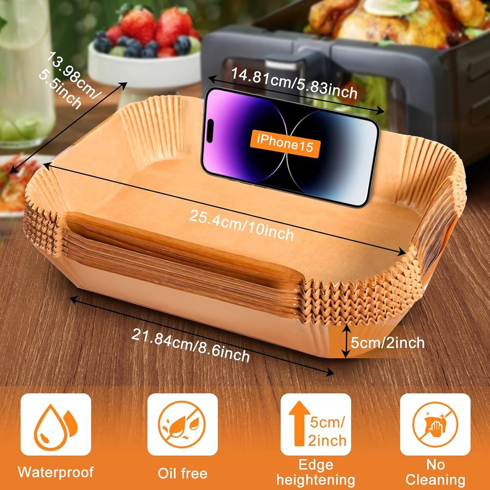 200 шт. одноразовых антипригар – обзор и цена Air Fryer Accessories
