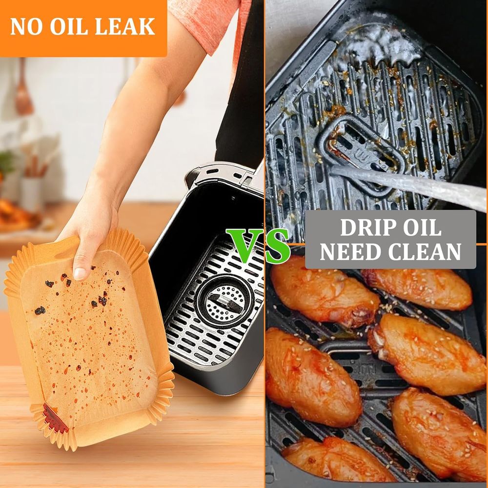 200 шт. одноразовых антипригар – обзор и цена Air Fryer Accessories