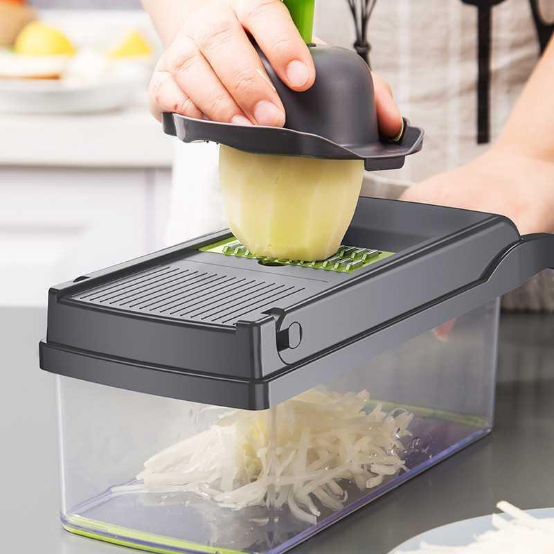 Роскошная овощерезка - множест – обзор и цена Household Kitchen Gadgets Vegetable Cutter Silk Cutter