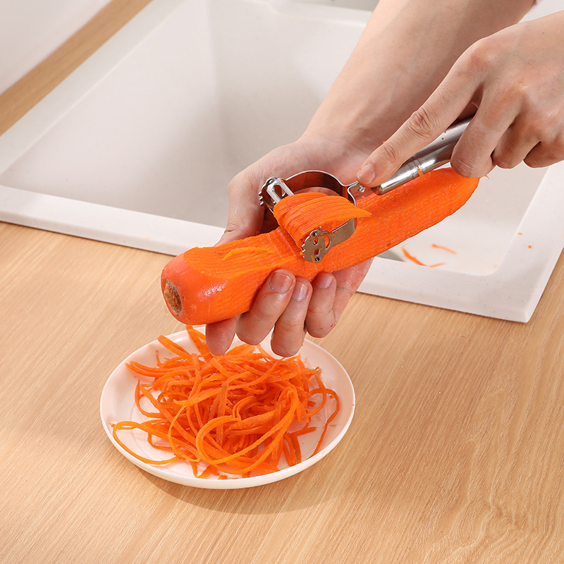 Многофункциональная овощечистк – обзор и цена Household Kitchen Gadgets Vegetable Cutter Silk Cutter