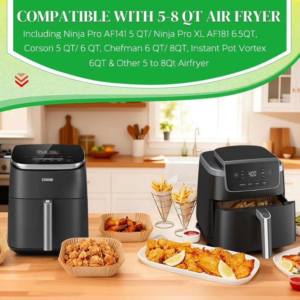 300 шт. одноразовых бумажных в – обзор и цена Air Fryer Accessories